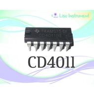 CD4011BE CD4011 4011 CMOS Nand Gates DIP-14 Texas Instruments
