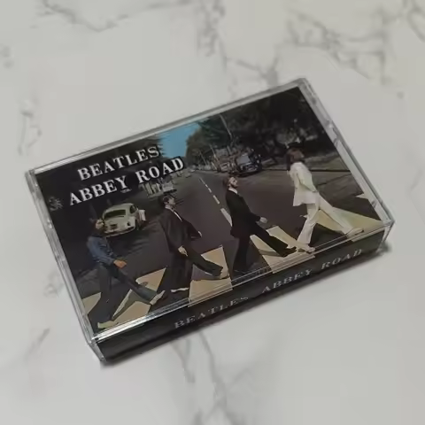 The Beatles Abbey Road Cassette English Rock Fans Cassette Tape Classic Retro Rock Collectible Music