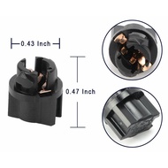 T5 Meter Bulb socket Speedometer bulb Adapter T5 Socket Twist Lock Instrument Panel Cluster Plug Das