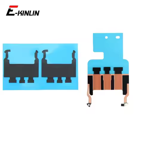 2pcs For Apple Watch Series 9 8 7 6 4 5 SE 2022 2020 LCD Flex Cable Adhesive Tape Black Heat Sticker