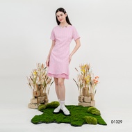 VERONIQA Dress AM-D1329 by AMILA Cotton ด๊อปบี้ แขนสั้น IGPU25-3