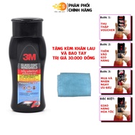 [Tặng kèm khăn lau và bao tay] Dung dịch nano trượt nước trên kính xe 3M 08889LT 200ml - chống bám n