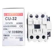 Teco Magnetic Contactor 32A 4NO+1NC 24V AC Coil CU-32 Non Reversing 4a 1b Ith60A