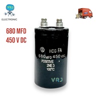 Capacitor 680MFD/450VDC 2NE3 105 Degrees Size 50x83mm