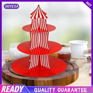 [Iniyexa] Carnival Cupcake Stand, Cake Dessert Display Stand, 3 Tier Appetizer Buffet Display Stand, Cake Stand,
