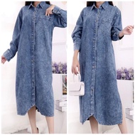 JICKY DENIM TUNIK / TUNIK DENIM SUPER LEMBUT