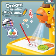Drawing Projector for Kids Trace and Draw Projector Toy with Light & Music,Doodle Board Table for To