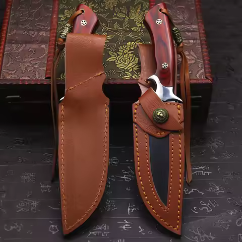 (U.S.A) M390 All-Tang Hunting Knife, Jungle Survival Knife, EDC Outdoor Camping Knife, Outdoor Knife