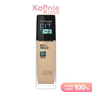 Maybelline New York Fit Me Matte And Poreless Liquid Foundation 30ml เมย์เบลลีน รองพื้น ฟิตมี แมท + 