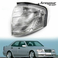 Areyourshop คู่ไฟมุมไฟเลี้ยวเหมาะกับ Mercedes Benz C Class W202 C220 C230 C280 C36 C43 AMG 1994-2000