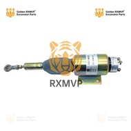 For Cummins Engine Shut-off Solenoid Valve Sa-3838-12/sa-3838-24 Oil Cut-off Shut-off Switch Excavat