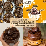 chocojar monster coklat y byk n cookies on top ❤️😋