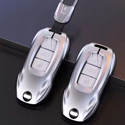 Fashion Shape Metal Car Remote Key Case Cover Protector Shell for AUDI A3 A4 A5 A6 A7 A8 S4 S5 Q2 Q5