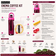 Coffee Enema Kit ENJUG Premium | Coffee Enema Tool Food Grade Bottle Silicone Rubber Hose Reusable H