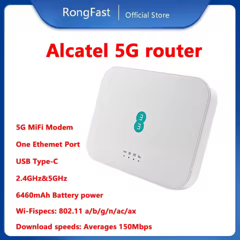 Portable mobile Wifi alcatel ee 5gee wifi QTAD52E 5G wifi6 lan port 5G NR sa 5g Mini WiFi router Wit