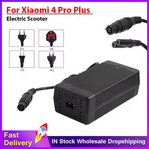 54.6V 2A Battery Charger Adapter for Xiaomi 4 Pro Plus 4 Pro Max/Ninebot ZT3 Pro Electric Scooter Ac