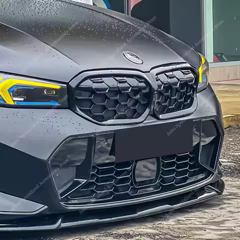 For BMW G20 G21 Lci Gloss Black ABS Front Bumper Bar Grille 320i 320d 330i 330e 330d M340i 2022-2025
