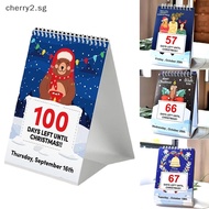 [Cherry] Advent Calendar 2023, 100 Days Cute Christmas Countdown Calendar, Christmas Countdown Activity Advent Calendar, Gift For Kids [SG]