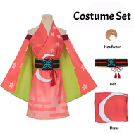 เจ้าหญิงจักรวาล Kaguya! ชุดหมวกคุมผมหูกระต่ายซีทรูวิกชุดคอสเพลย์ผู้หญิงอนิเมะ Kaguya