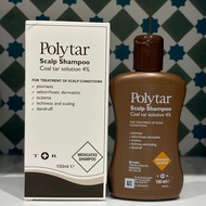 Polytar Shampoo 4% Coal Tar 150ml Anti Ketombe Shampo Kulit Kepala Gatal Membantu Meredakan Gatal &