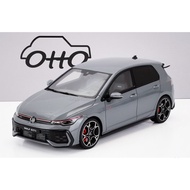 1/18 Otto Models Volkswagen Golf 8 GTi 2024 Moonstone Grey Mini GT Hotwheels