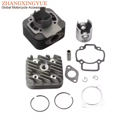 47mm 70cc Racing Cylinder Kit & Head For Gilera 50 Easy Moving Ice Stalker Naked Storm Typhoon Xr 50