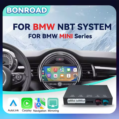 CarPlay Android Auto Adapter for BMW Mini R55 R56 R57 R58 R59 R60 R61 F54 F55 Clubman Countryman Har
