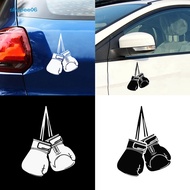 SDRI- Boxing Gloves Pattern Styling Auto Car Truck Personality Decal Sticker Decor