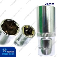 MATA LIPPRO 3230M-24 Long Socket Bit 1/ 2" Inch 24 mm 6PT Children's Socket Wrench Deep Wall Socket