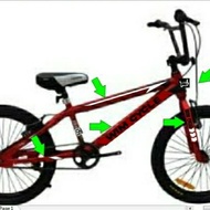 Wimcycle Bmx Kids Bike Sticker Decal