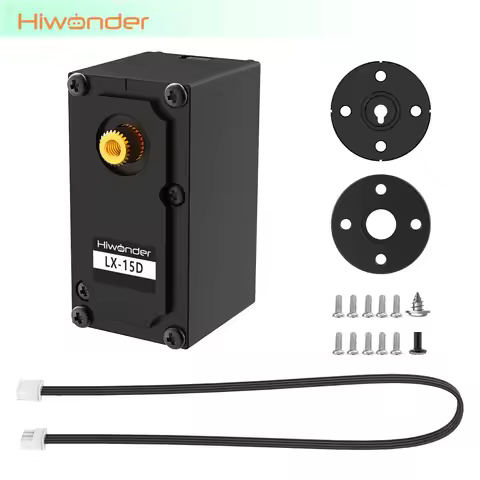 Hiwonder LX-15D 17kgΒ·cm High Torque Bus Servo w/ Feedback, LED Warning, Compact Design for Robotics