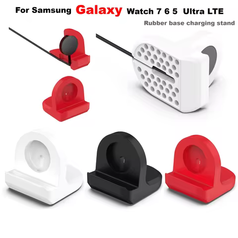 Rubber base charging stand For Samsun Galaxy Watch 7 Galaxy Watch 6 5 5 pro Watch Ultra LTE For Sams