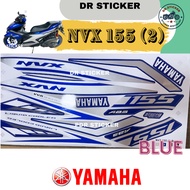 NVX155 V1 Stripe Stiker Sticker YAMAHA NVX 155 (2) BODY COVERSET COVER SET KAVERSET KAVER SET