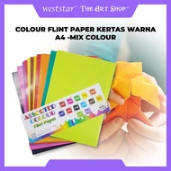 [WESTSTAR] Colour Flint Paper Kertas Warna A4 -Mix Colour