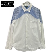 Comme des Garçons Homme Plus PC-B204 AD2008 白色條紋襯衫，M 碼 [二手]