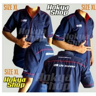 Kemeja Biru Dongker CAR 3i Networks Ukuran XL Hokya Shop