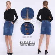 Ckey Jeans Skirt 2/3 cW 220_211
