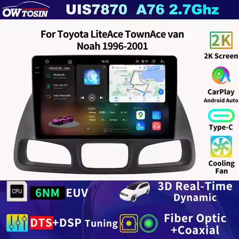 FYT7870 Android Car Radio Multimedia Video Player For Toyota LiteAce TownAce van Noah 1996-2001 GPS 
