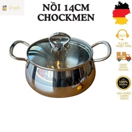 14cm stainless steel pot, 316 CHOCKMEN stainless steel pot, soup pot, small stainless steel pot, sma