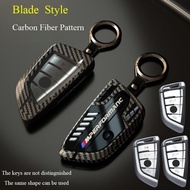 1 Set BMW Carbon Fiber Zinc Alloy Key Case / Key Protector Cover for 1 2 3 5 Series  E90 E60 F10 F30