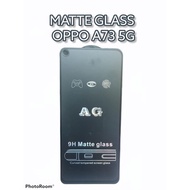 Oppo A73 5G matte glass glare anti oil anti glare slippery full cover screen protector