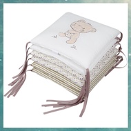 6Pcs Baby Bed Protector Crib Bumper Pads Baby Bed Bumper in the Crib Bumper Safety Cotton Blend Baby