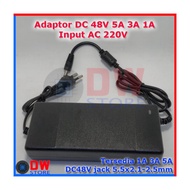 DC ADAPTOR 48V 1A 3A 5A POWER SUPPLY 48VDC 48 VDC 1 3 5 AMPERE POE - 48V-3A