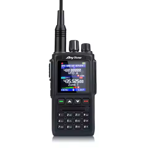 Anytone Walkie Talkie AT-D168UV AES256 Encryption DMR Digital and Analog Dual Band FM Amateur Two Wa