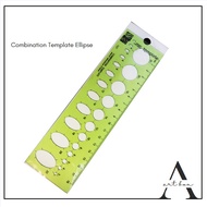 107 Combination Template Ellipse