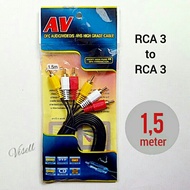 Av/audio Video Cable - RCA 3 to RCA 3