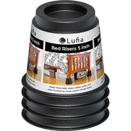 Sofa Feet Plastic Round Furniture 5 Black Heightened Bed Cabinet Feet Inch Table Feet Feet Feet Feet