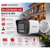 HIKVISION CCTV DS-2CD1063G2-LIU 6MP Smart Hybrid Light Fixed Bullet Network Camera.(2.8MM)