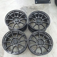 Soprt Rim Used REXER RP10X FLOW FORMING 1Set 15X7JJ OffSet-35 Pcd-4X100 Finish-A-DGP-XZ