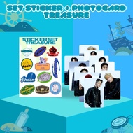 STICKER AND PHOTOCARD SET - TREASURE 'BONA-BONA' [3pcs PURCHASE FREE OTHER ACCESSORIES]